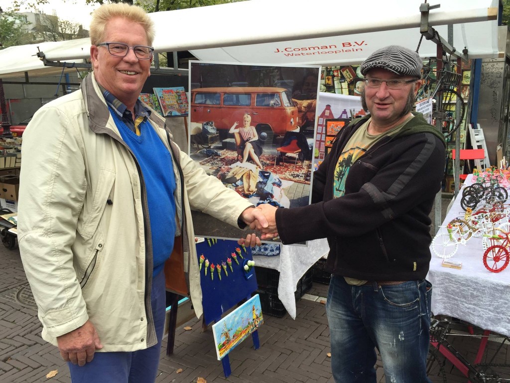 Winnende foto uit de foto-expositie, 130 jaar Waterlooplein markt